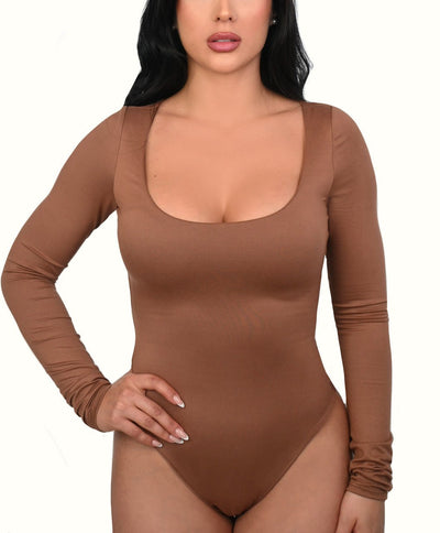 BODYSUIT LONG SLEEVE ESSENTIAL Double LAYER