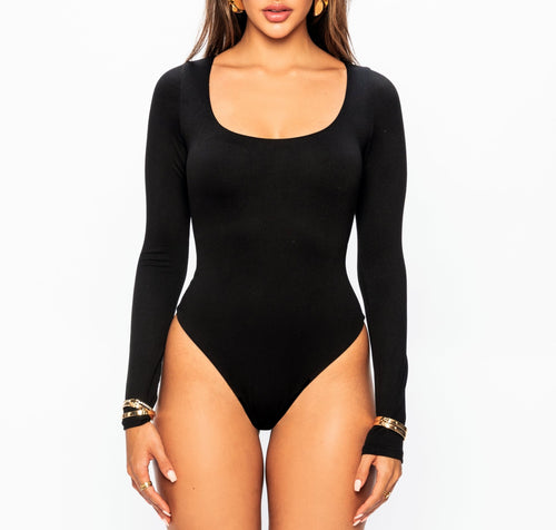 BODYSUIT LONG SLEEVE ESSENTIAL Double LAYER - YAHAIRA