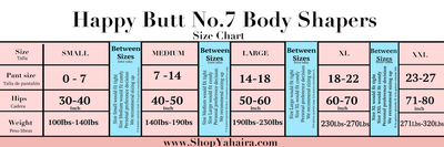 Capri Happy Butt No.7 - Double Layer Waistband Body Shaper Black