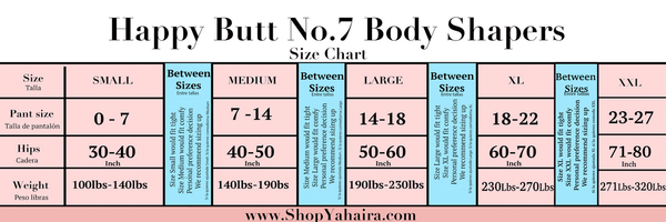 Capri Happy Butt No.7 - Double Layer Waistband Body Shaper Black - YAHAIRA