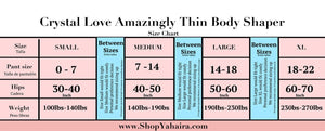 Crystal Love Amazingly Thin - Light compression Body shaper - YAHAIRA