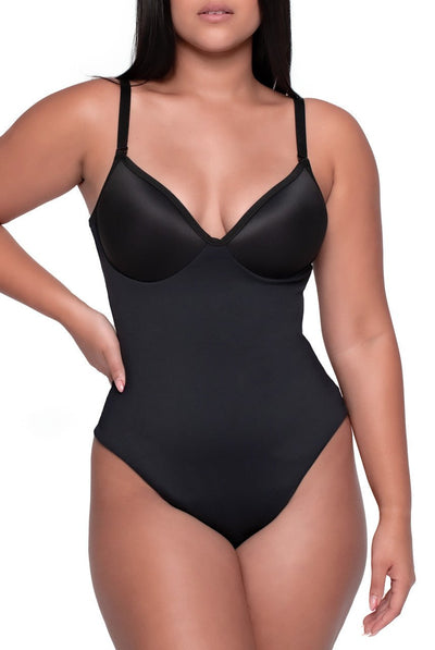 CUPPED FULL BODYSUIT TRIPLE TUMMY LAYER