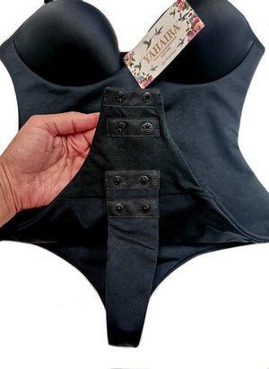 CUPPED FULL BODYSUIT TRIPLE TUMMY LAYER - YAHAIRA