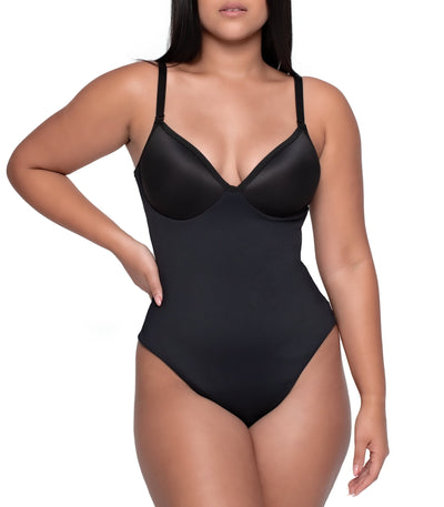 CUPPED FULL BODYSUIT TRIPLE TUMMY LAYER