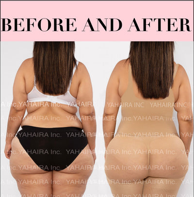 HAPPY BUTT No.7 BODYSUIT DOUBLE TUMMY LAYER SHORTS