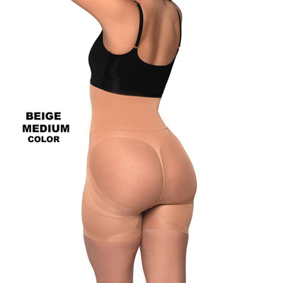 Happy Butt No.7 High Waisted Shorts Double Tummy Layer