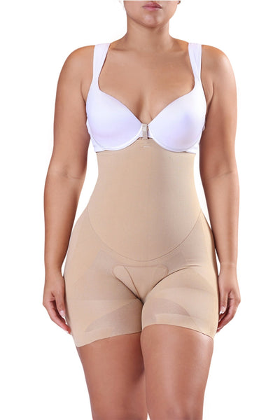 Happy Butt No.7 High Waisted Shorts Double Tummy Layer