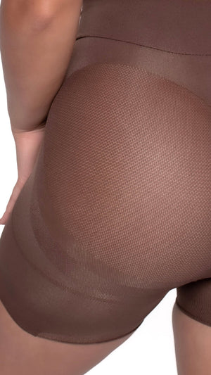 Happy Butt No.7 High Waisted Shorts Double Tummy Layer - YAHAIRA