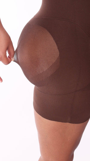 Happy Butt No.7 High Waisted Shorts Double Tummy Layer - YAHAIRA