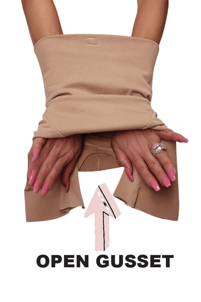 Happy Butt No.7 High Waisted Shorts Double Tummy Layer