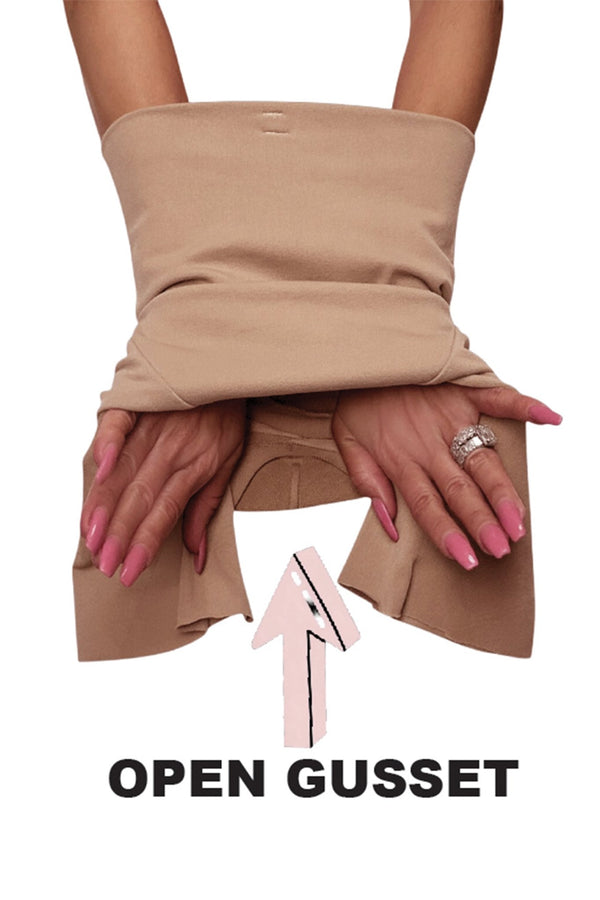 Happy Butt No.7 High Waisted Shorts Double Tummy Layer - YAHAIRA