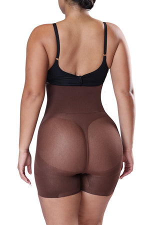 Happy Butt No.7 High Waisted Shorts Double Tummy Layer - YAHAIRA