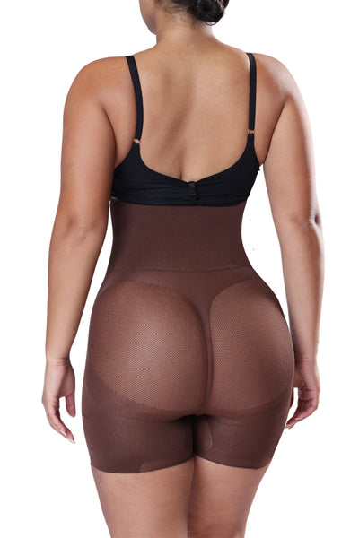Happy Butt No.7 High Waisted Shorts Double Tummy Layer