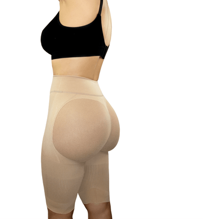 Happy Butt No.7 Low Waist  Above Knee Double Tummy Layer