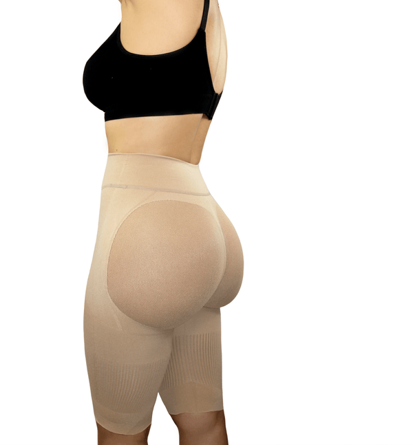 Happy Butt No.7 Low Waist Above Knee Double Tummy Layer - YAHAIRA