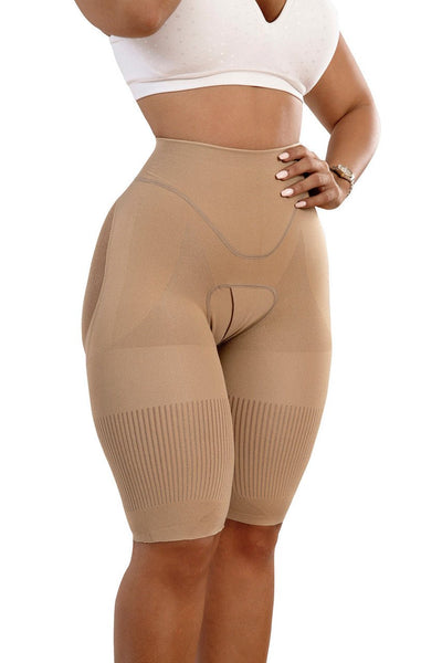 Happy Butt No.7 Low Waist  Above Knee Double Tummy Layer