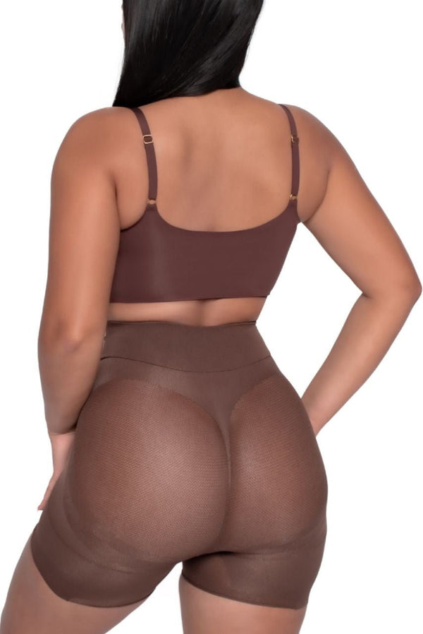 Happy Butt No.7 Low Waist Shorts Double Tummy Layer - YAHAIRA
