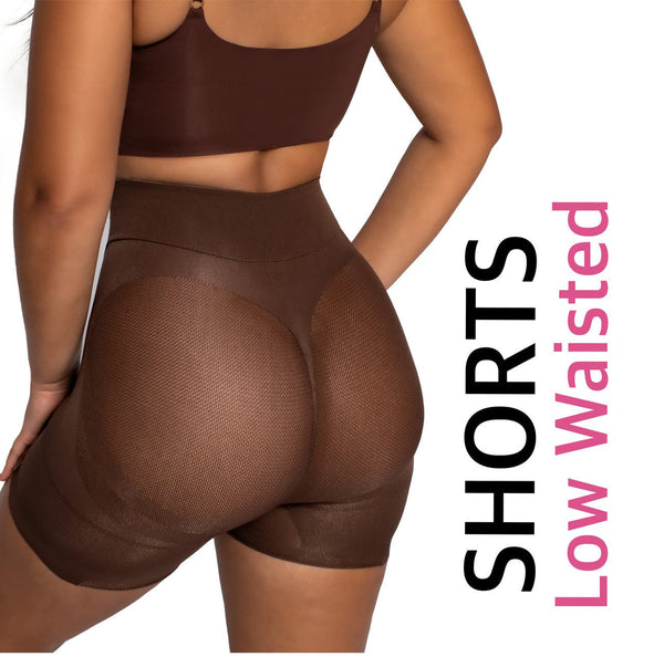 Happy Butt No.7 Low Waist Shorts Double Tummy Layer - YAHAIRA