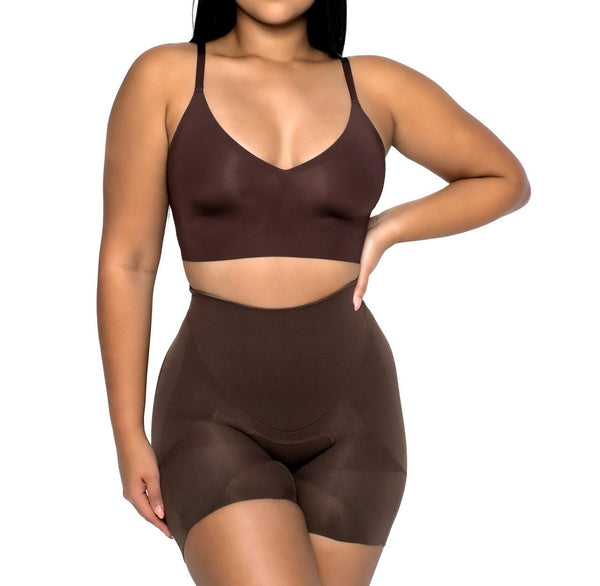 Happy Butt No.7 Low Waist Shorts Double Tummy Layer - YAHAIRA