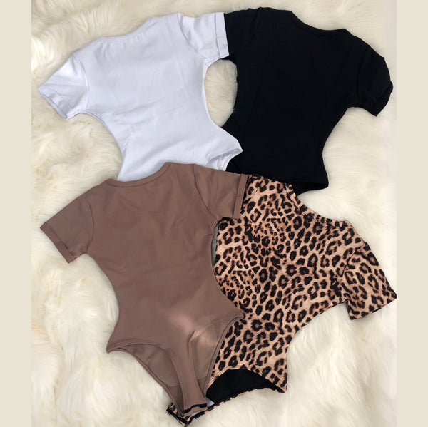 Happy Cami Shaper Bodysuit Short Sleeves - YAHAIRA