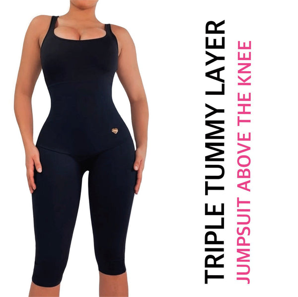 JUMPSUIT TRIPLE TUMMY LAYER ABOVE THE KNEE - YAHAIRA
