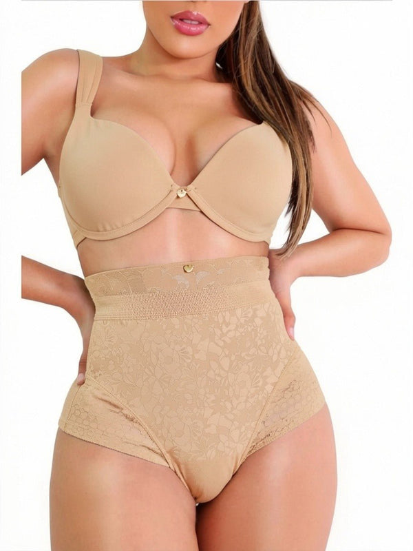 LACE HIGH WAISTED PANTY TRIPLE TUMMY LAYER - YAHAIRA