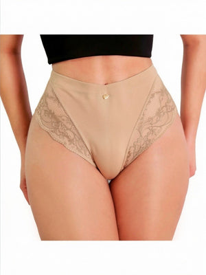 LACE LOVER MID WAISTED PANTY - YAHAIRA