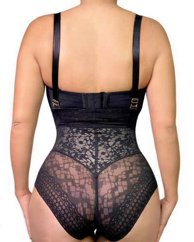 LACE PANTY SHAPER TRIPLE TUMMY LAYER