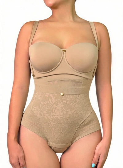 LACE PANTY SHAPER TRIPLE TUMMY LAYER