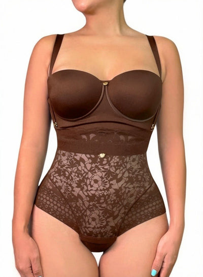 LACE PANTY SHAPER TRIPLE TUMMY LAYER