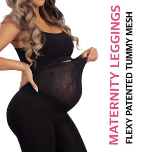 LOVE MATERNITY FLEXY TUMMY LEGGINGS - YAHAIRA