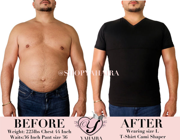 MEN'S T SHIRT CAMI SHAPER - YAHAIRA