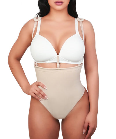 PANTY HIGH WAIST DOUBLE TUMMY LAYER WITH STRAPS