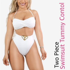 SWIMSUIT HIGH WAIST TUMMY CONTROL SET - YAHAIRA