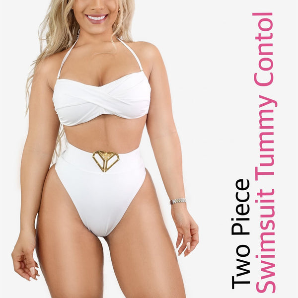 SWIMSUIT HIGH WAIST TUMMY CONTROL SET - YAHAIRA