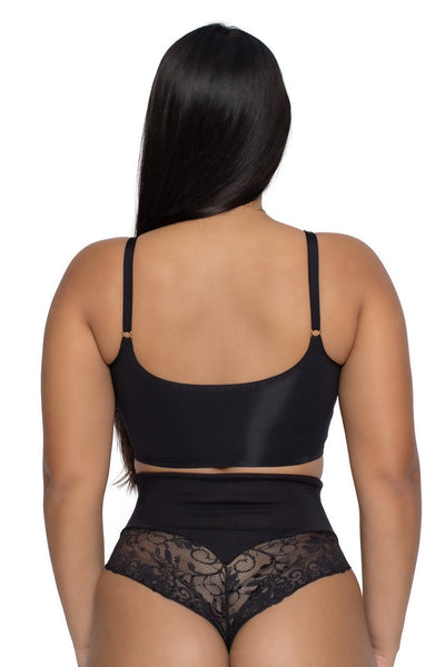 THONG PANTY LACE DOUBLE TUMMY LAYER