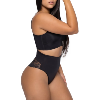 THONG PANTY LACE DOUBLE TUMMY LAYER