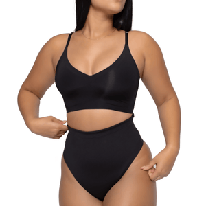 THONG PANTY LACE DOUBLE TUMMY LAYER - YAHAIRA