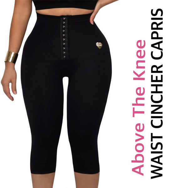 WAIST CINCHER ABOVE THE KNEE GYMWEAR - YAHAIRA